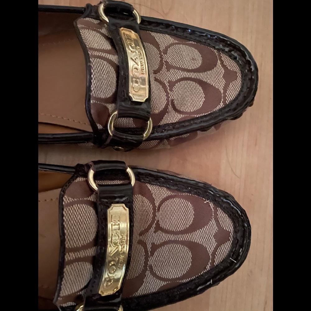 Coach Felisha Womens  Textile Loafers Shoes